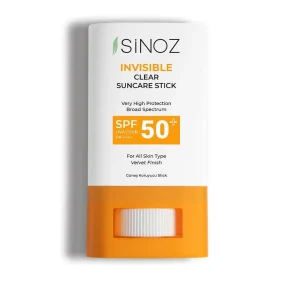 Sinoz SPF50+ Moisturizing and Soothing High Protection Transparent Stick Sunscreen 15 gr