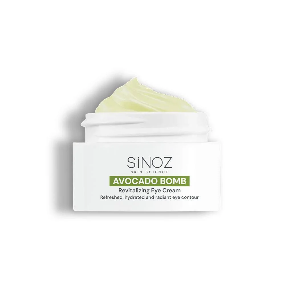 Sinoz Avocado Bomb Moisturizing Revitalizing Anti-Wrinkle Eye Contour Care Cream 15 ml
