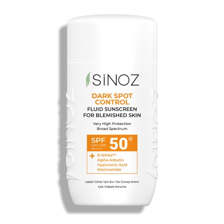 Sinoz Spf50 Fluid Sunscreen for Blemished Skin - Hybrid Formula with New Generation Sun Filters 50ml