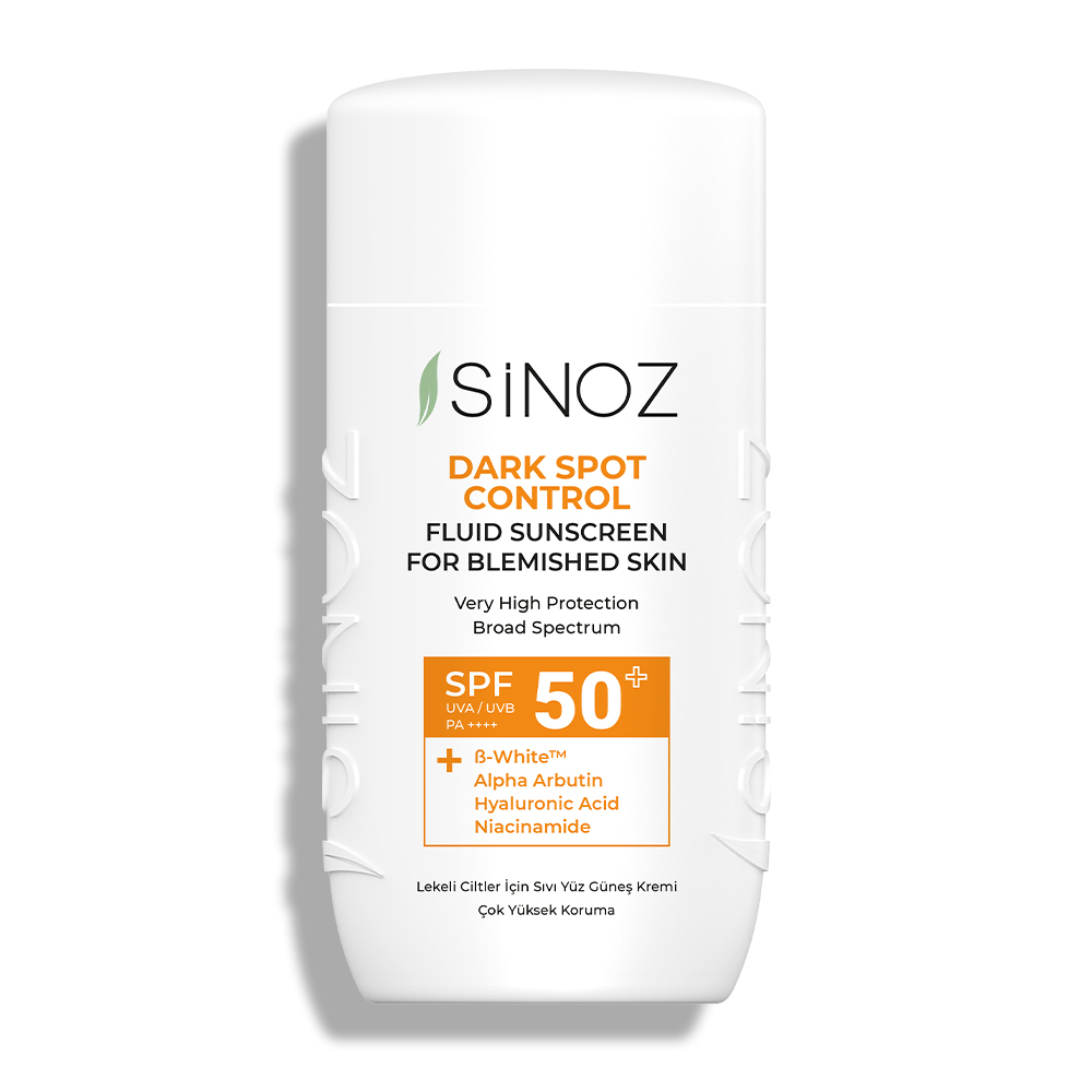 Sinoz Spf50 Fluid Sunscreen for Blemished Skin - Hybrid Formula with New Generation Sun Filters 50ml