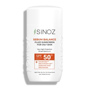 Sinoz Spf50+ Fluid Sunscreen for Oily Skin - Hybrid Formula with New Generation Sun Filters 50ml