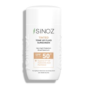 Sinoz Spf50+ Tinted Fluid Sun Cream - Hybrid Formula with New Generation Sun Filters 50ml