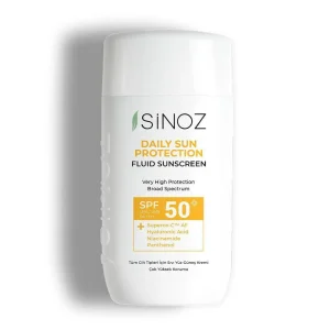 Sinoz Spf50+ Daily Use Fluid Sunscreen - Hybrid Formula with Next Generation Sun Filters 50ml